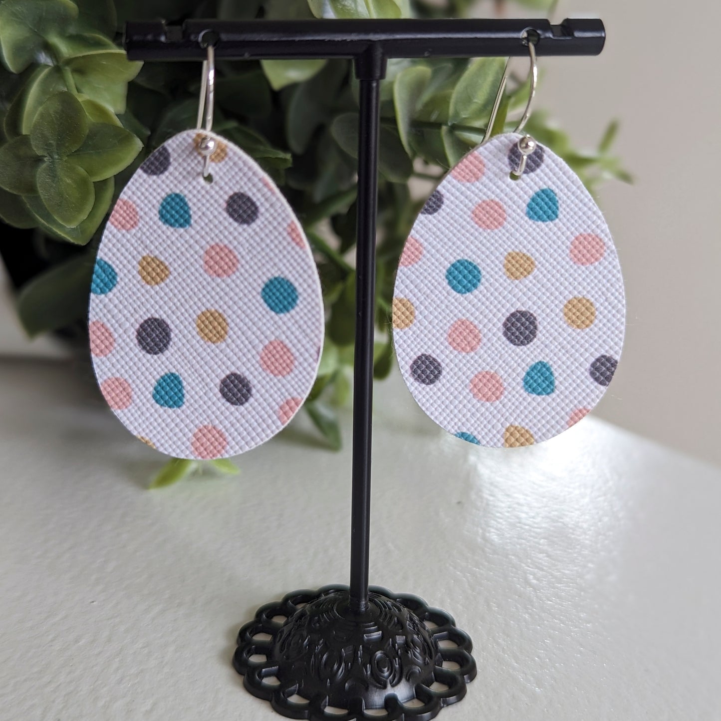 Egg Drop Polka Dot Earrings