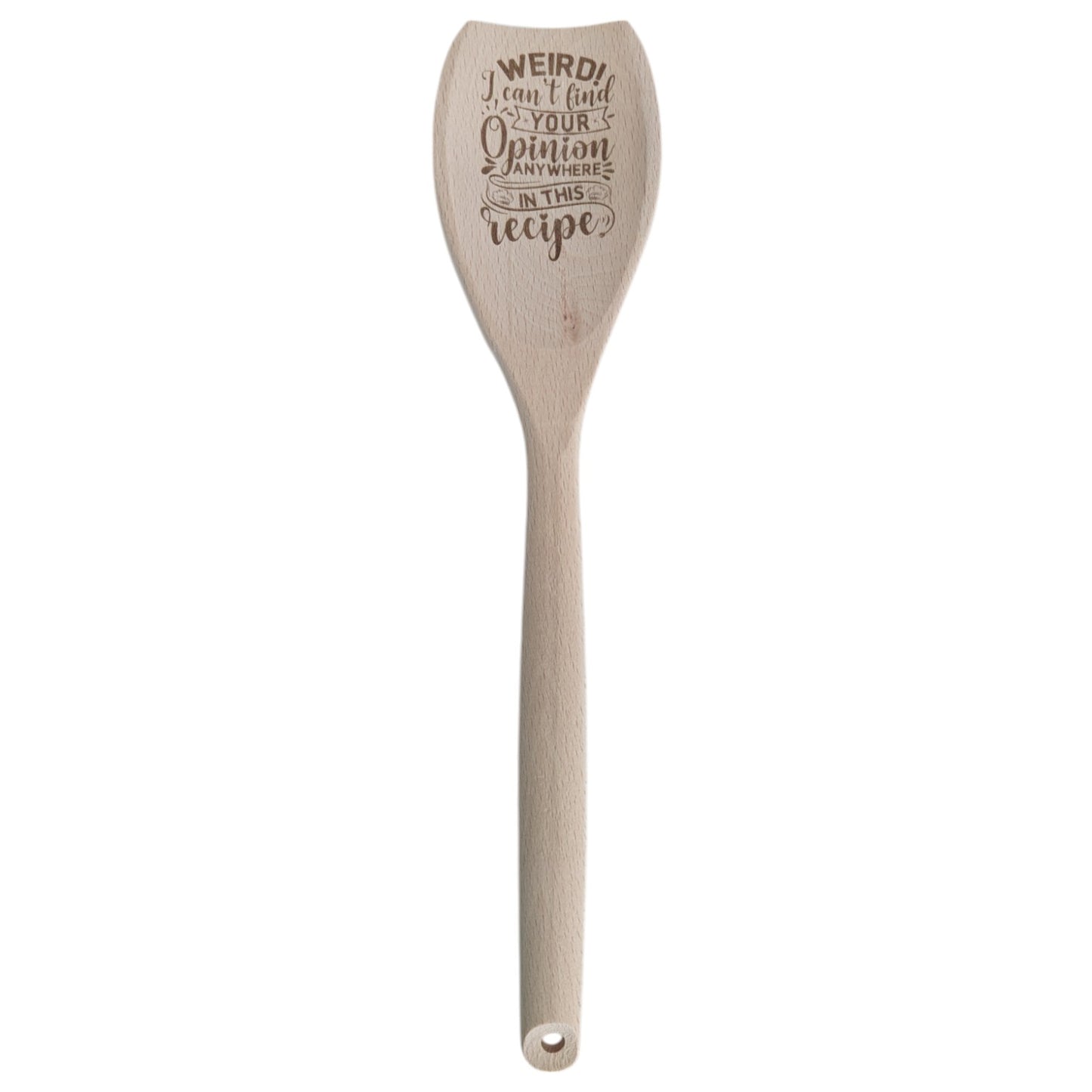 Round Wood Spoon