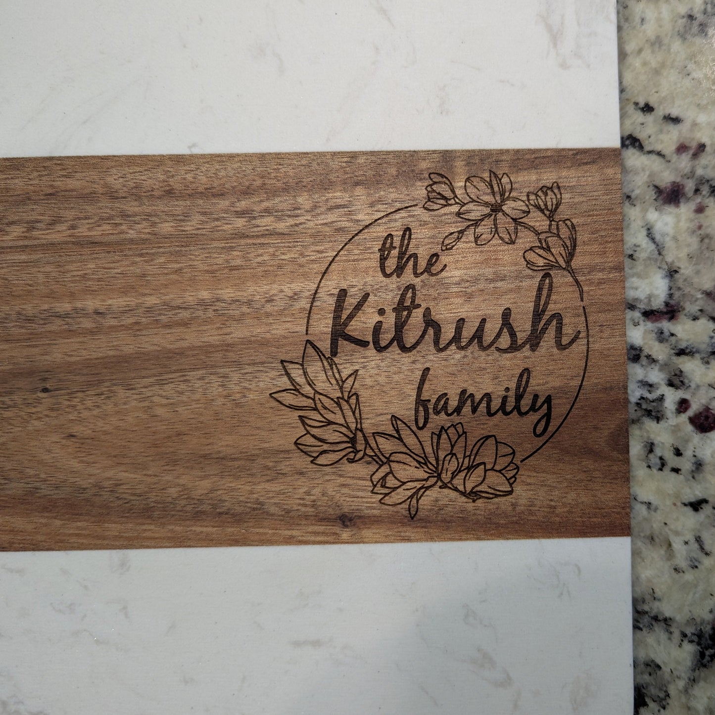 Marble & Wood Cutting Board