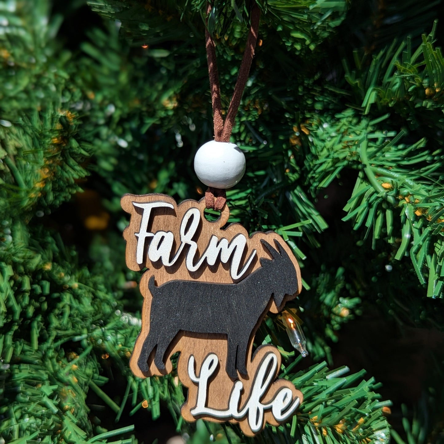Farm Life Wood Ornaments