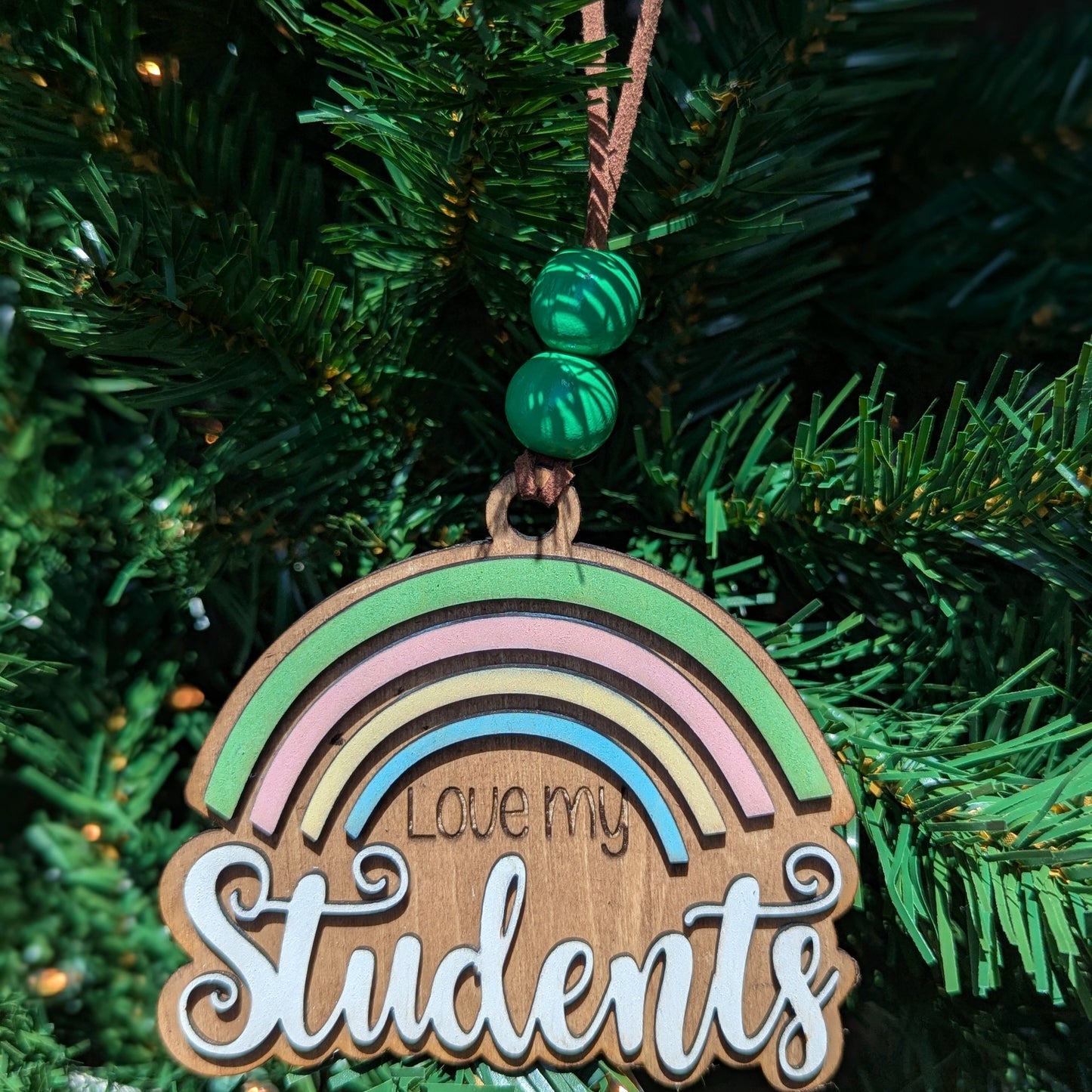 Teacher Wood Ornaments