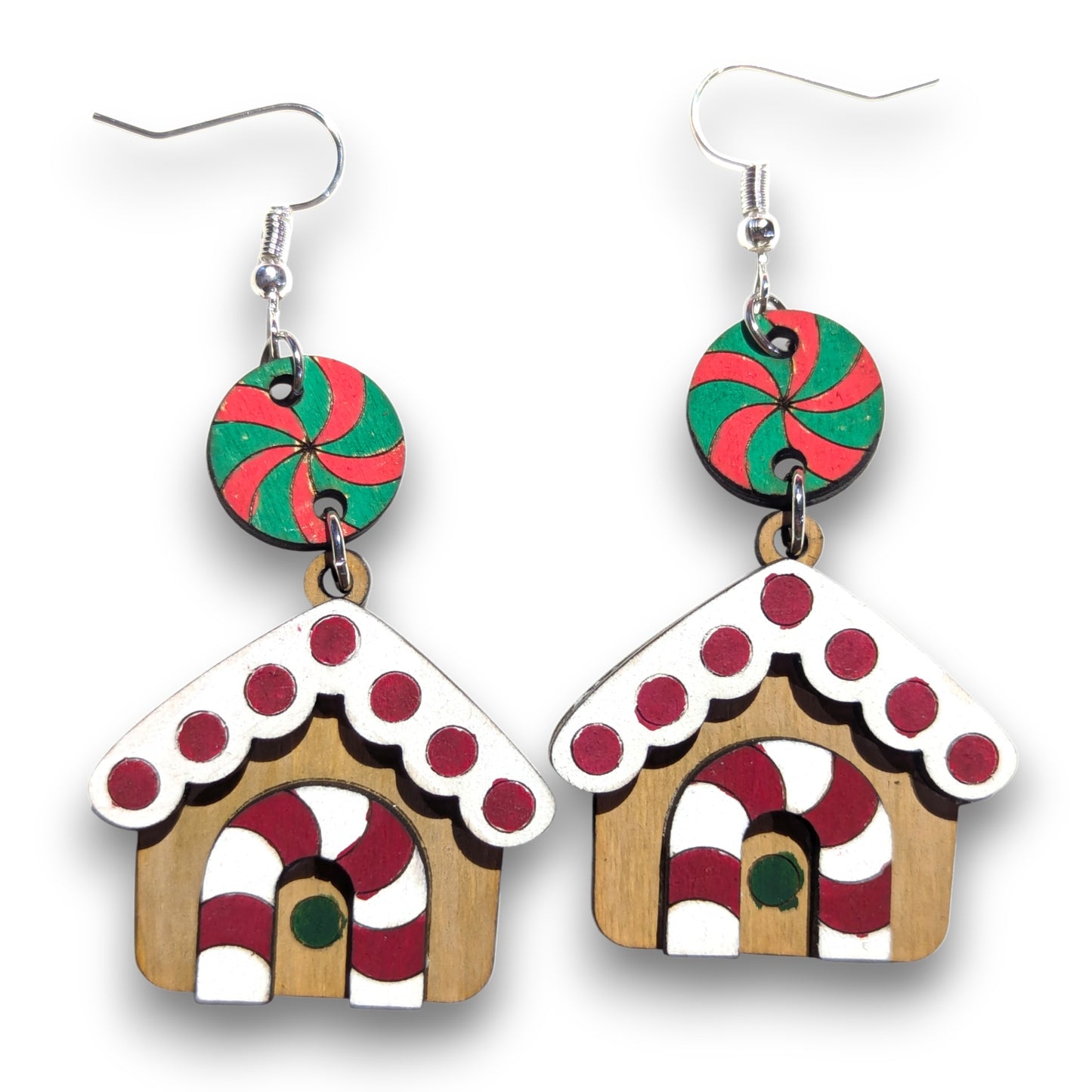 Gingerbread House Earrings