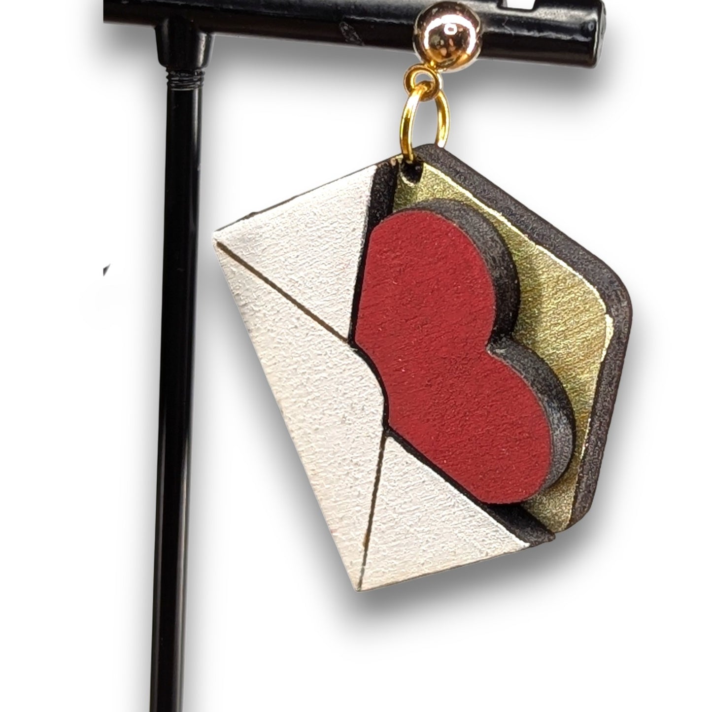 Heart Envelope Earrings