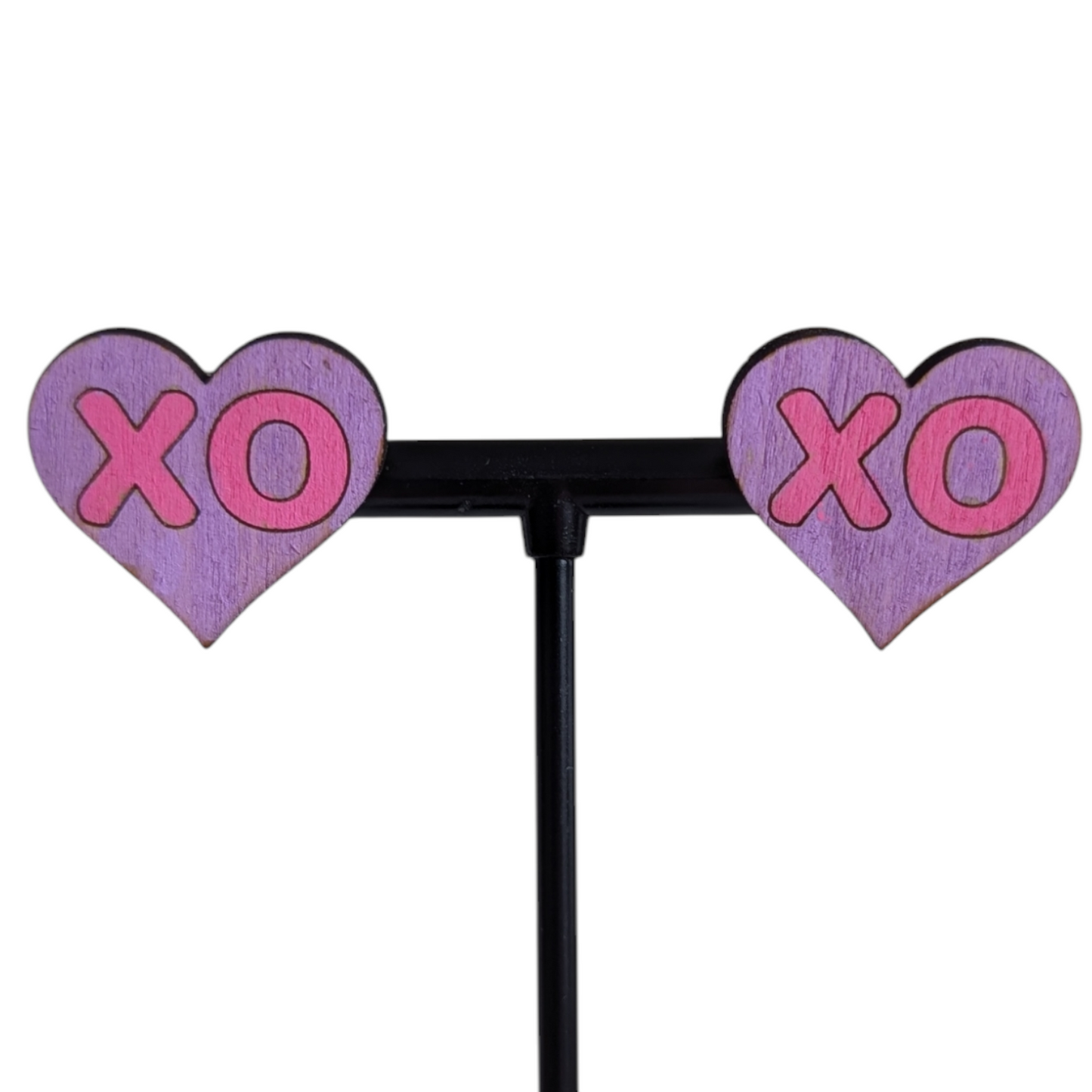 XO XO Wooden Earrings