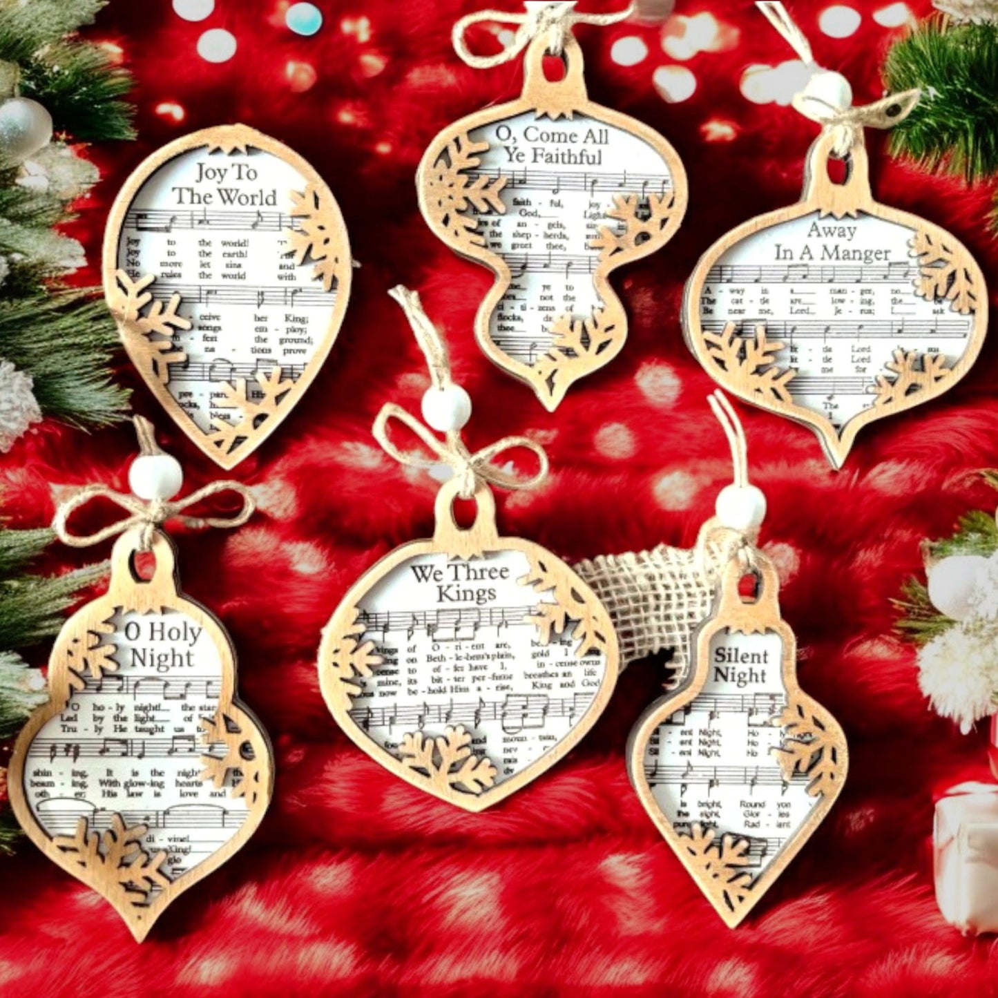 Christmas Song Ornaments