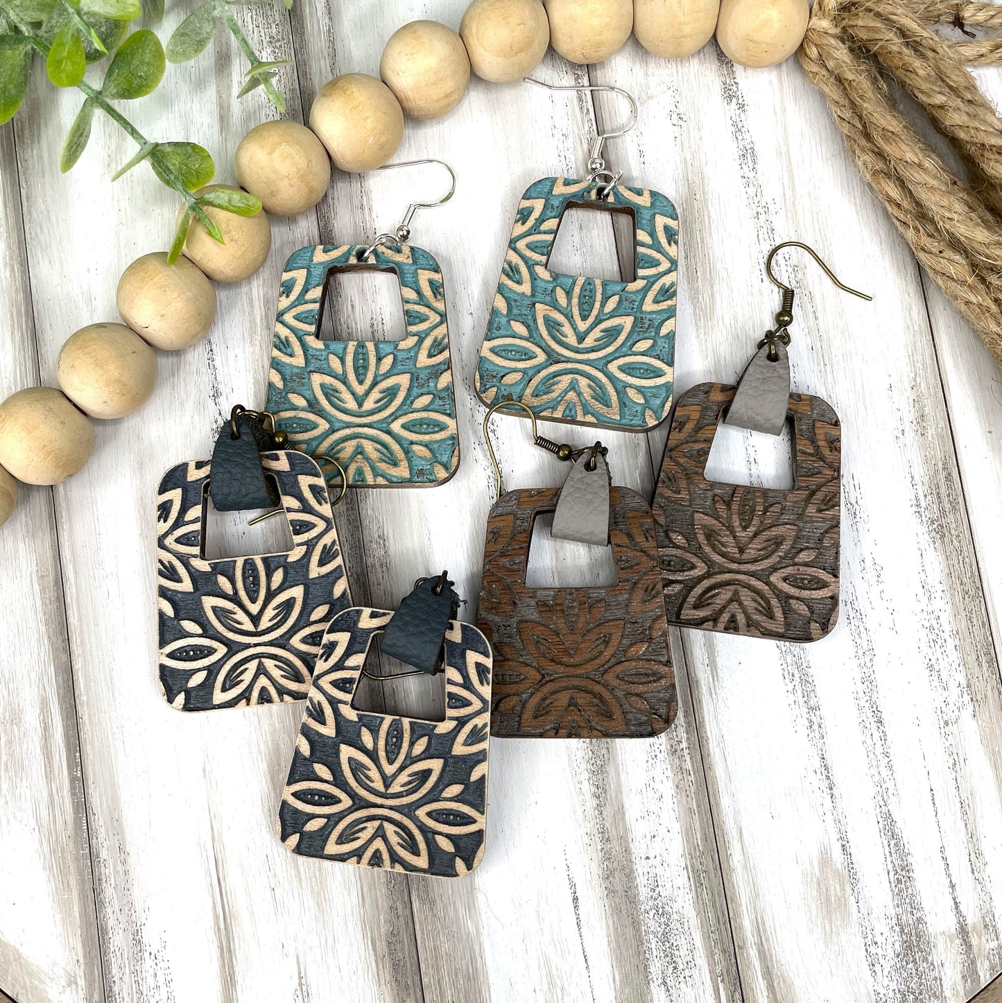 Diamond Damask Earrings