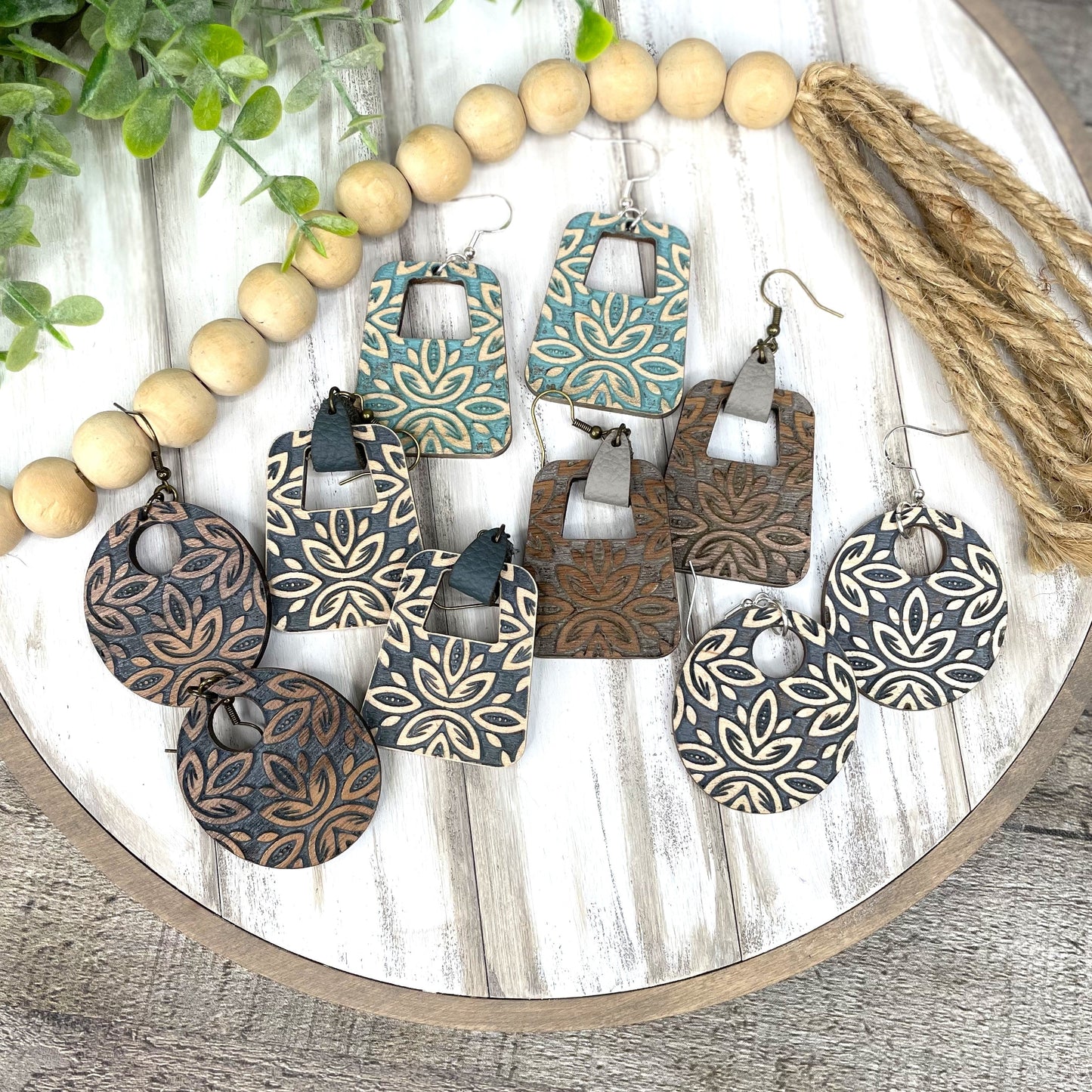 Diamond Damask Earrings