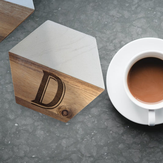 Marble & Wood Coasters