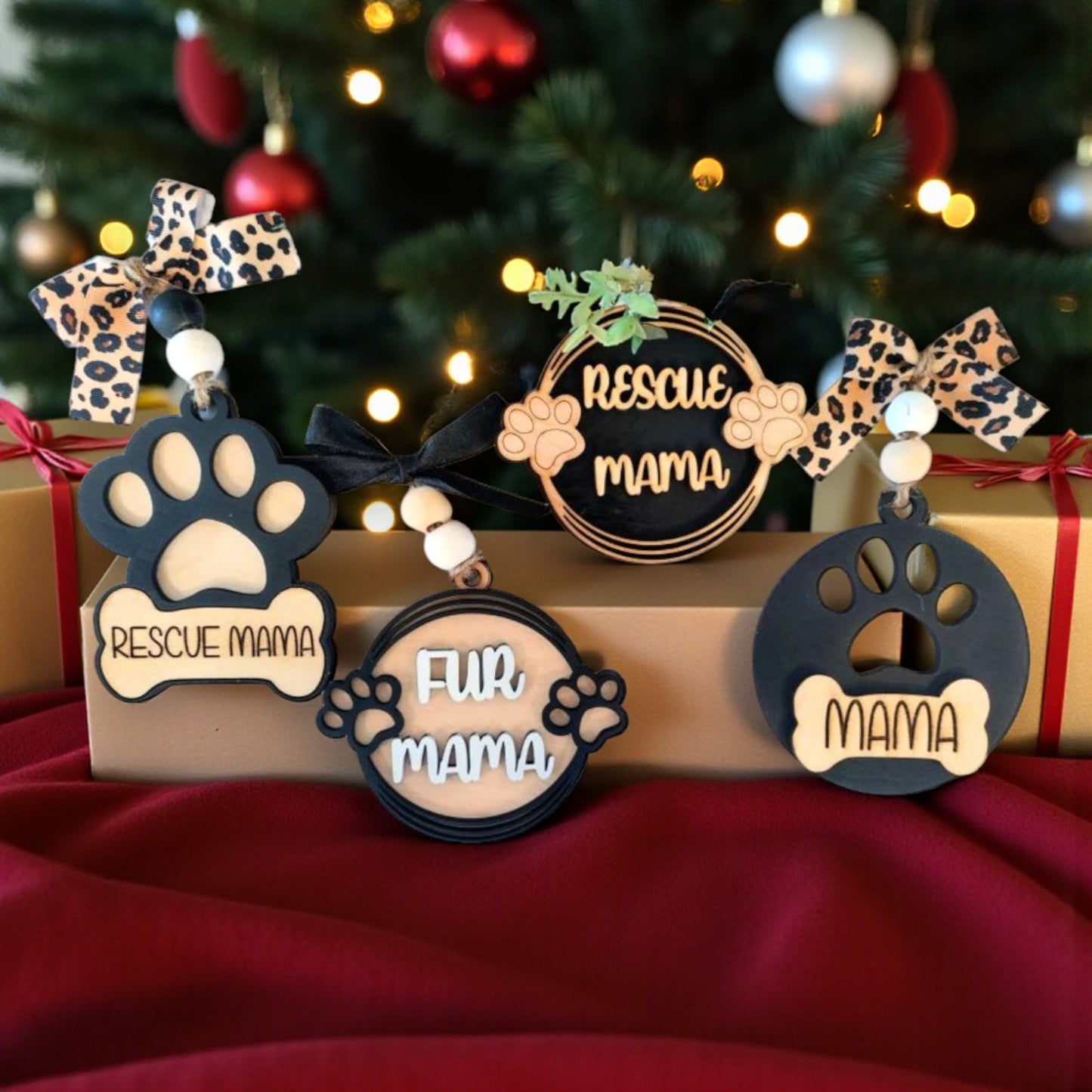Dog Paw Ornaments