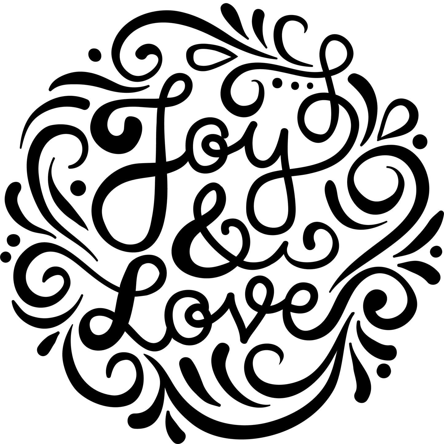 Christmas Word Ornaments