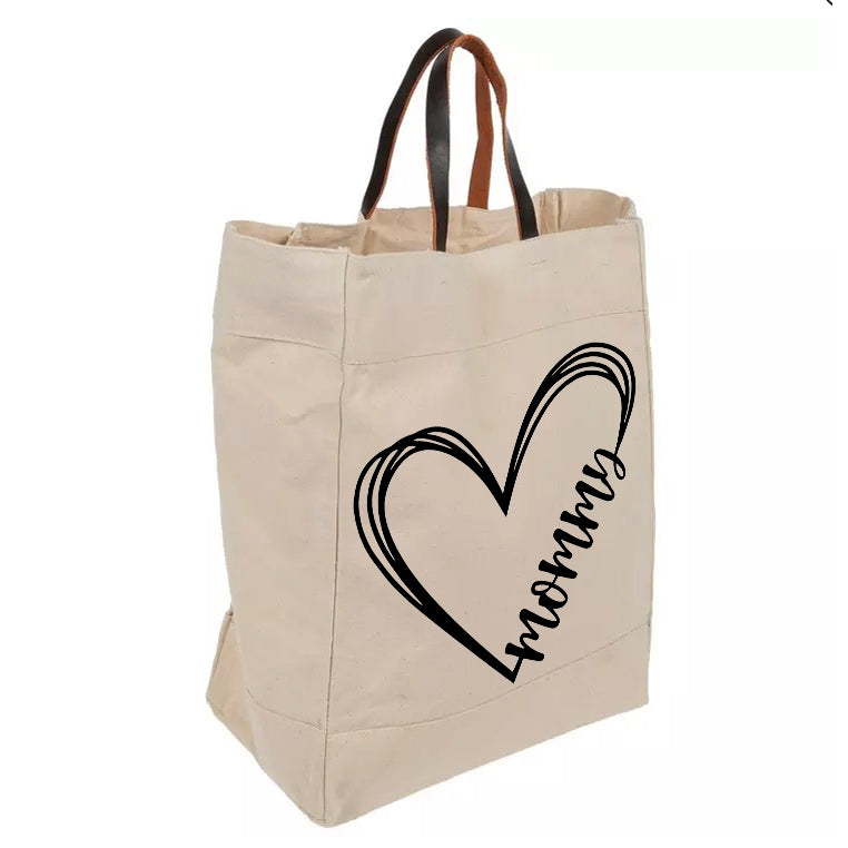 Mommy Heart Tote Bag