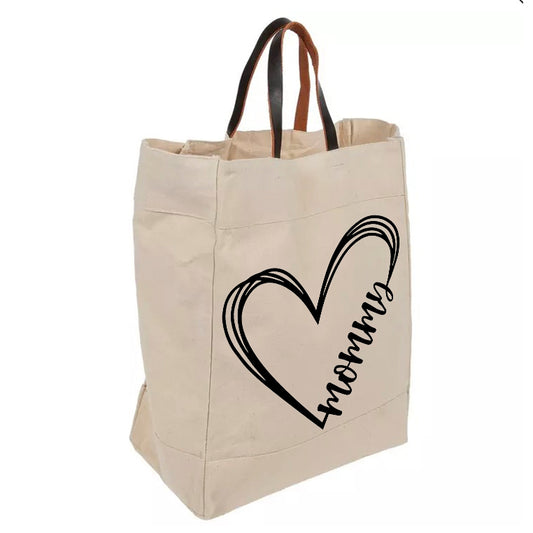 Mommy Heart Tote Bag