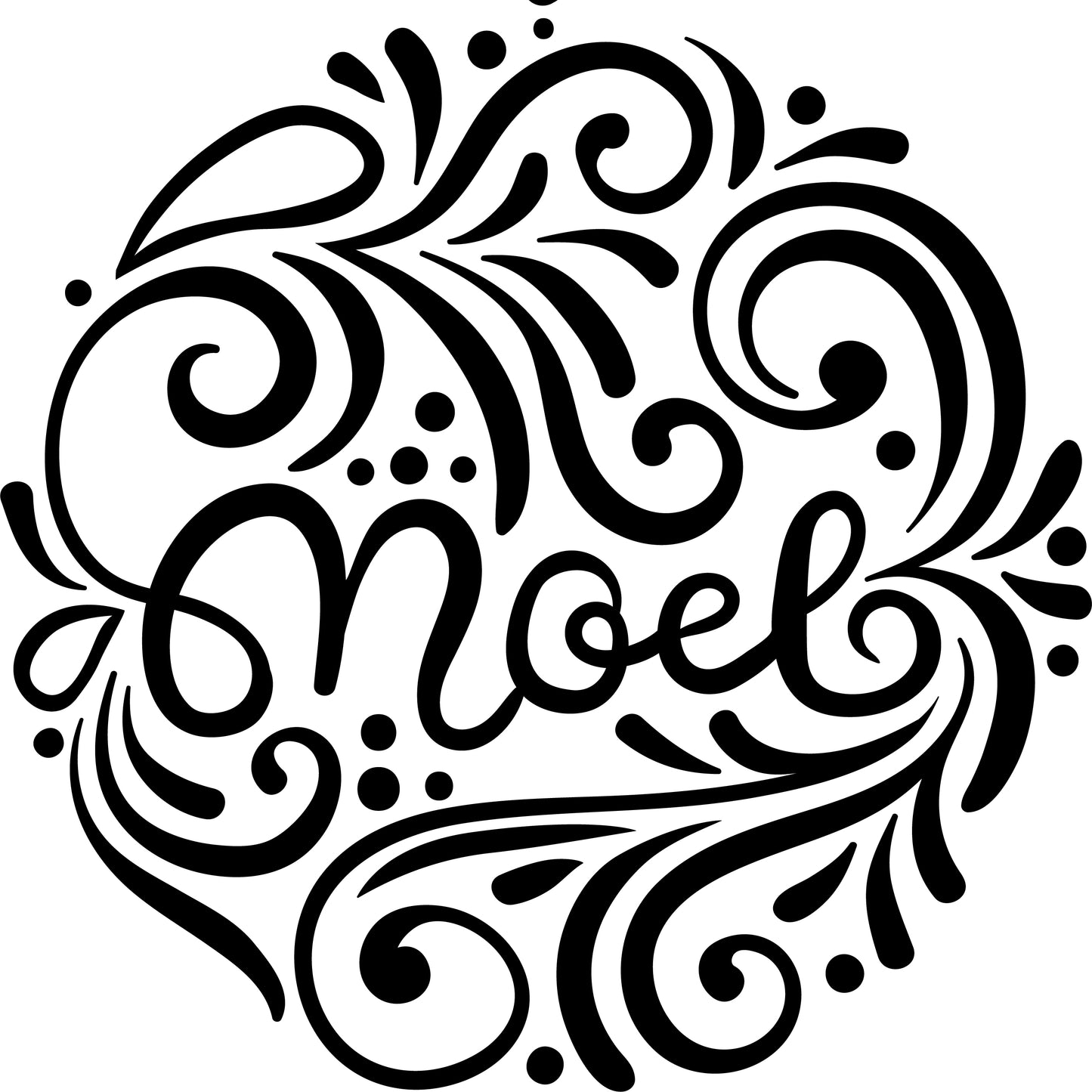 Christmas Word Ornaments