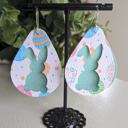 Glitter Bunny Earrings