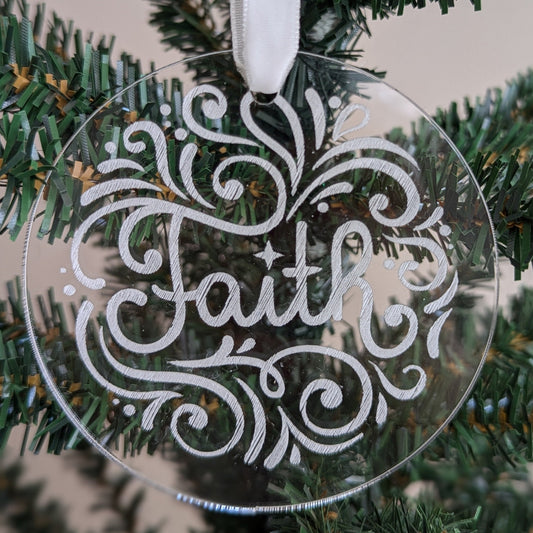 Christmas Word Ornaments