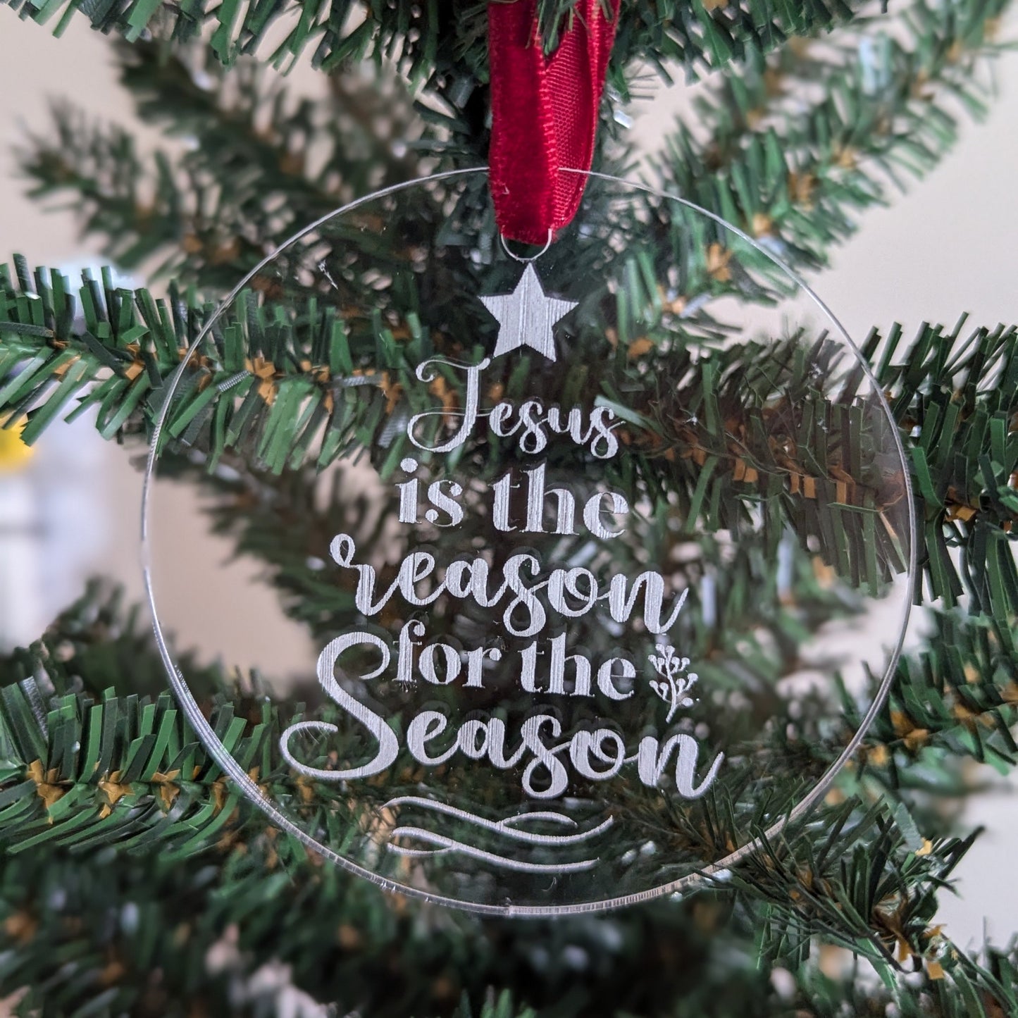 Jesus is the Reason for the Season Ornament