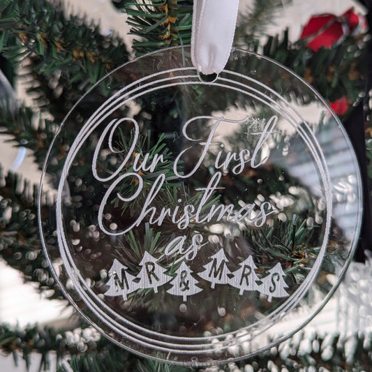 First Christmas Mr. & Mrs. Ornament