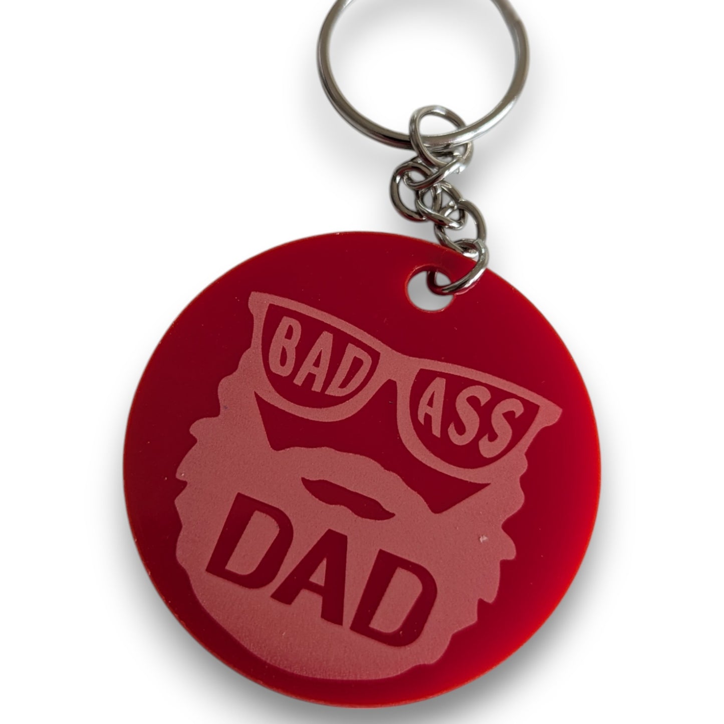Custom Round Etched Key Chains