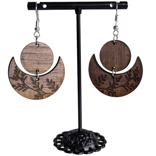Fern Wood Earrings