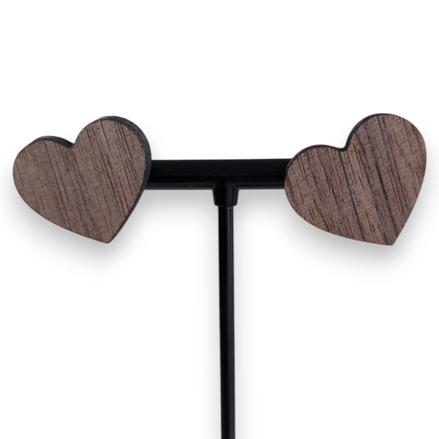 Heart Wooden Earrings