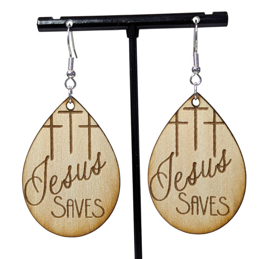 Jesus Saves Earrings