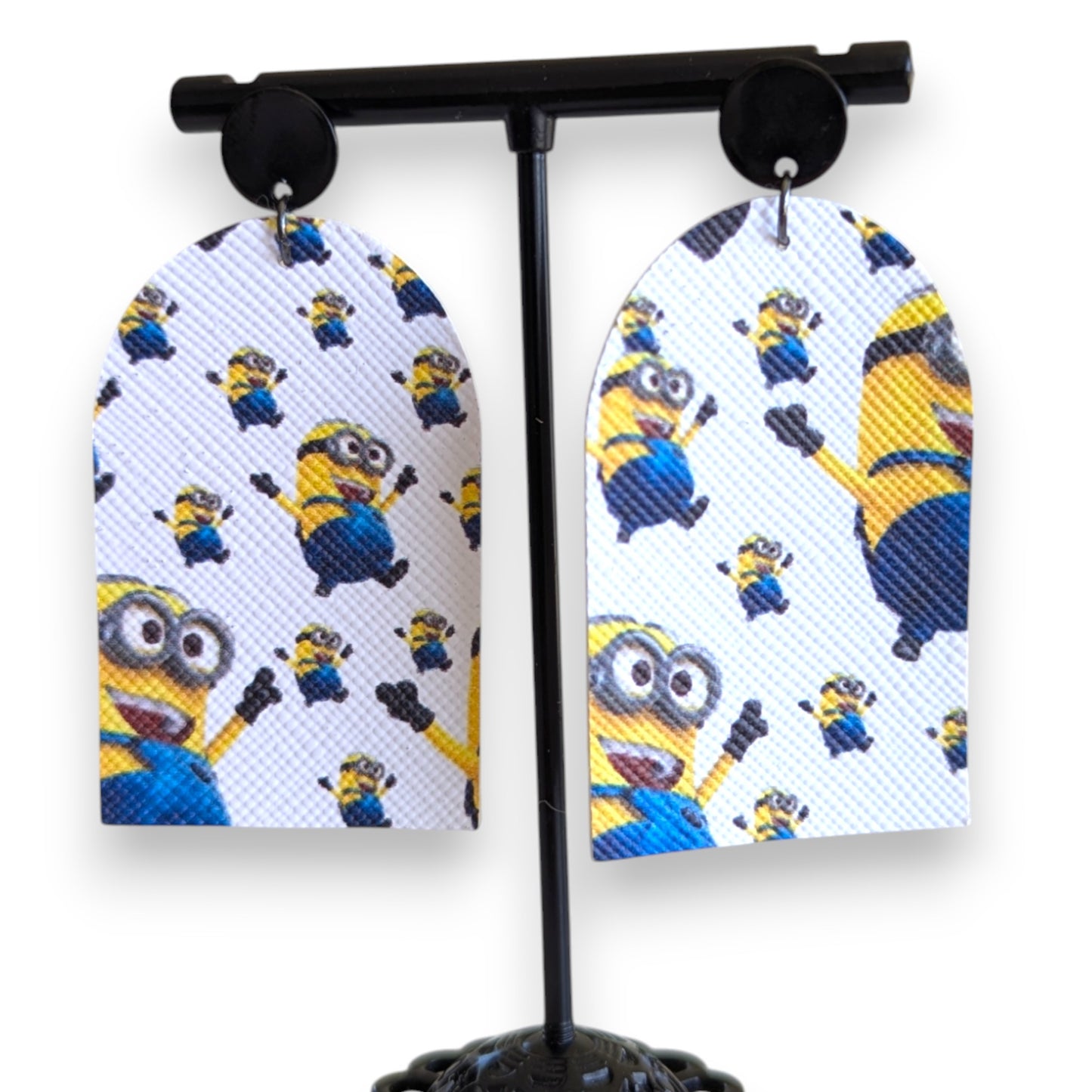 Minions Faux Leather Earrings