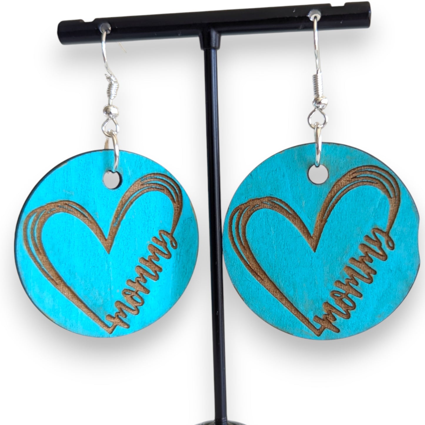 Mommy Heart Earrings