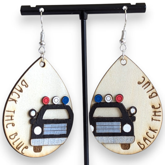 Police Layers Earrings