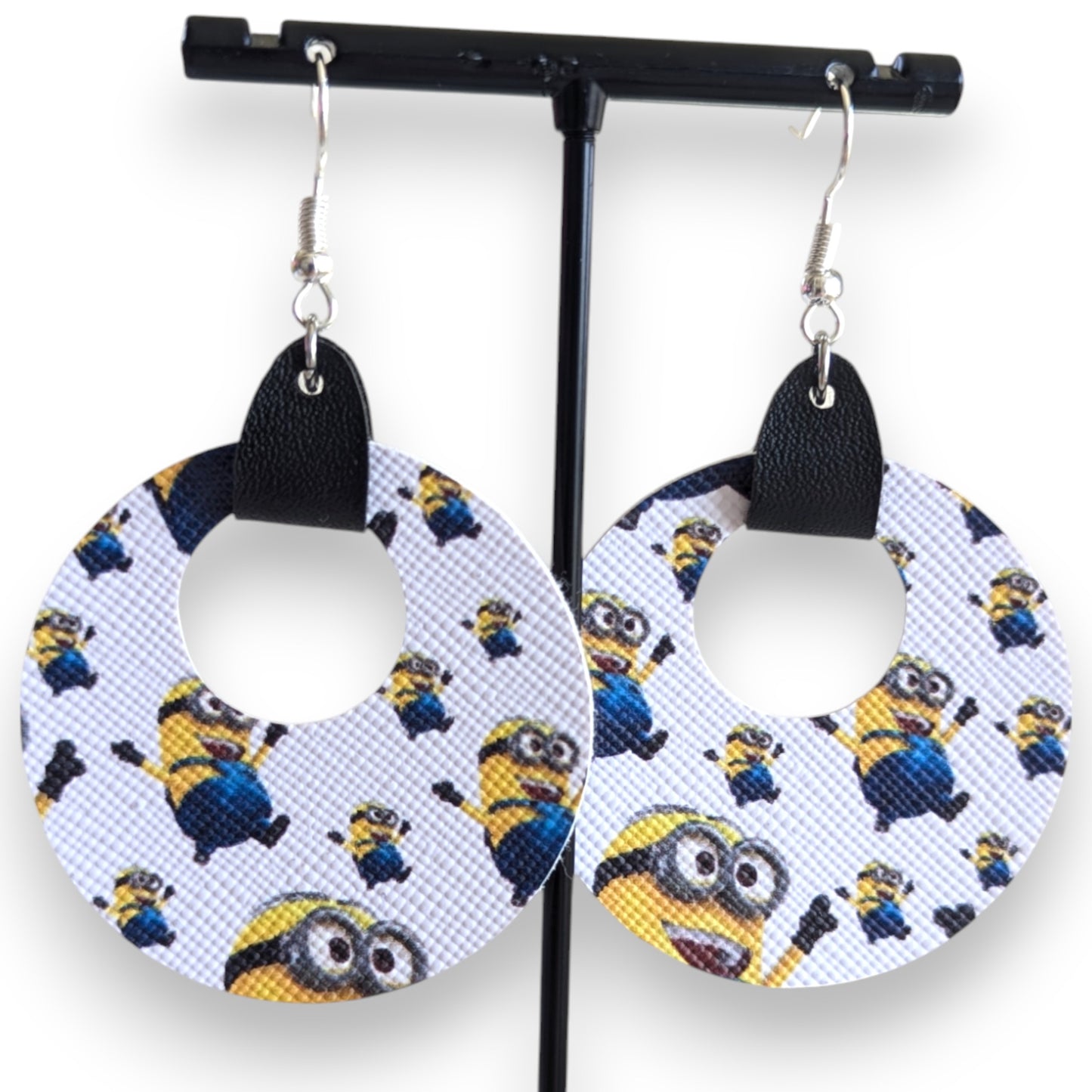 Minions Faux Leather Earrings