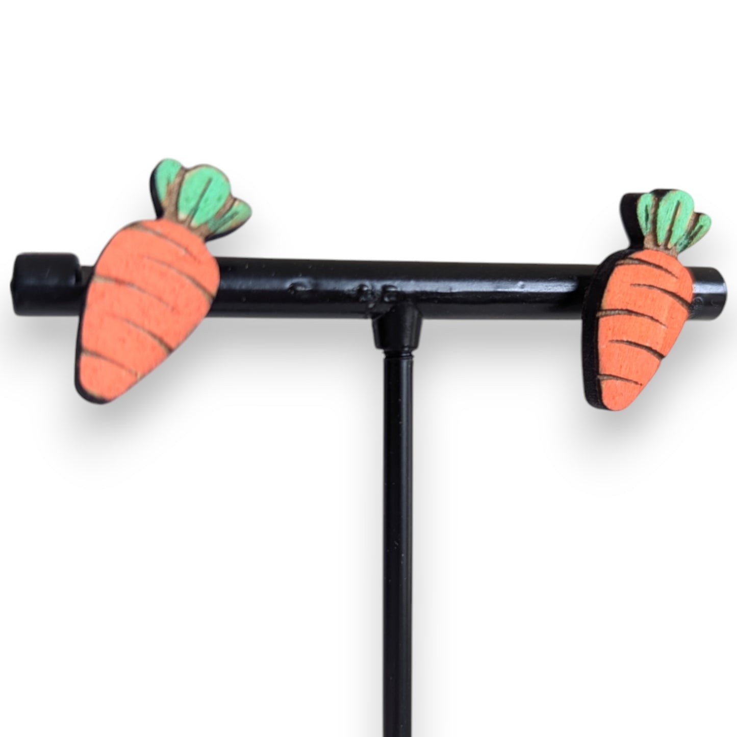 Mini Bunny & Carrot Stud Earring Set