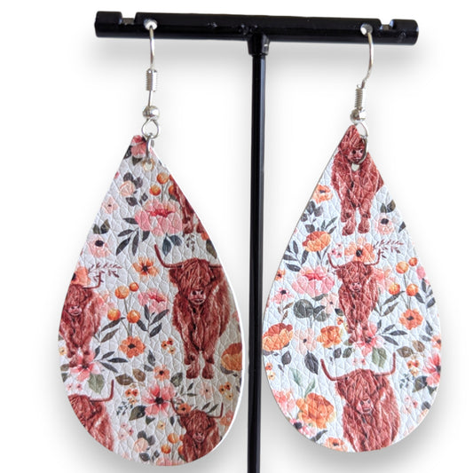 Highland Cow Earrings