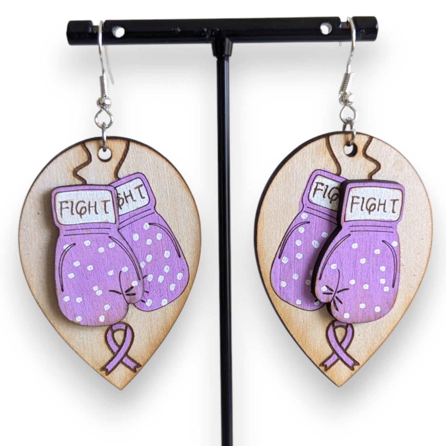 Fight Boxing Gloves Layered Earrings