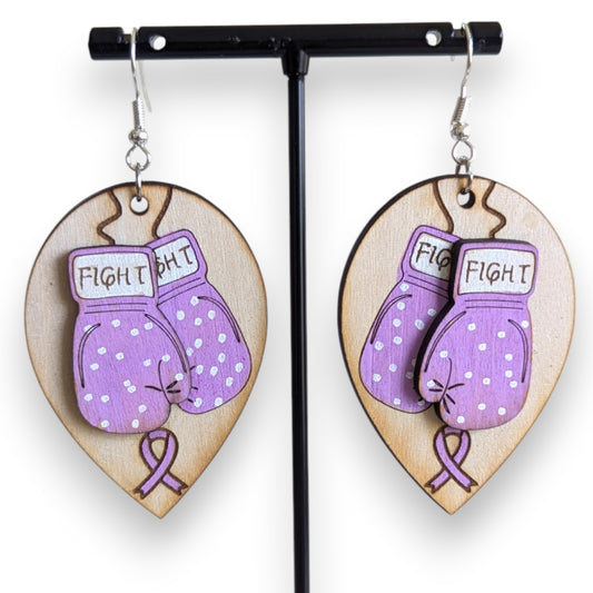 Fight Boxing Gloves Layered Earrings