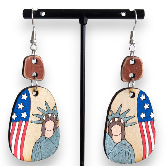 Liberty Wood Earrings