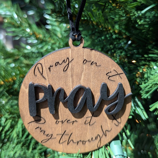 Faith Wood Ornaments