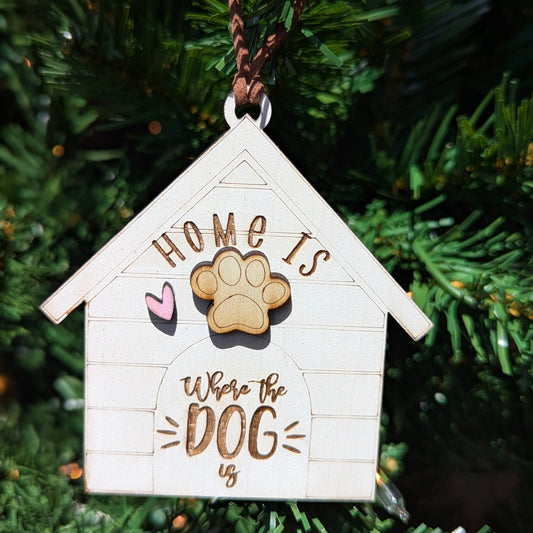 Home is Where the Dog is Ornament