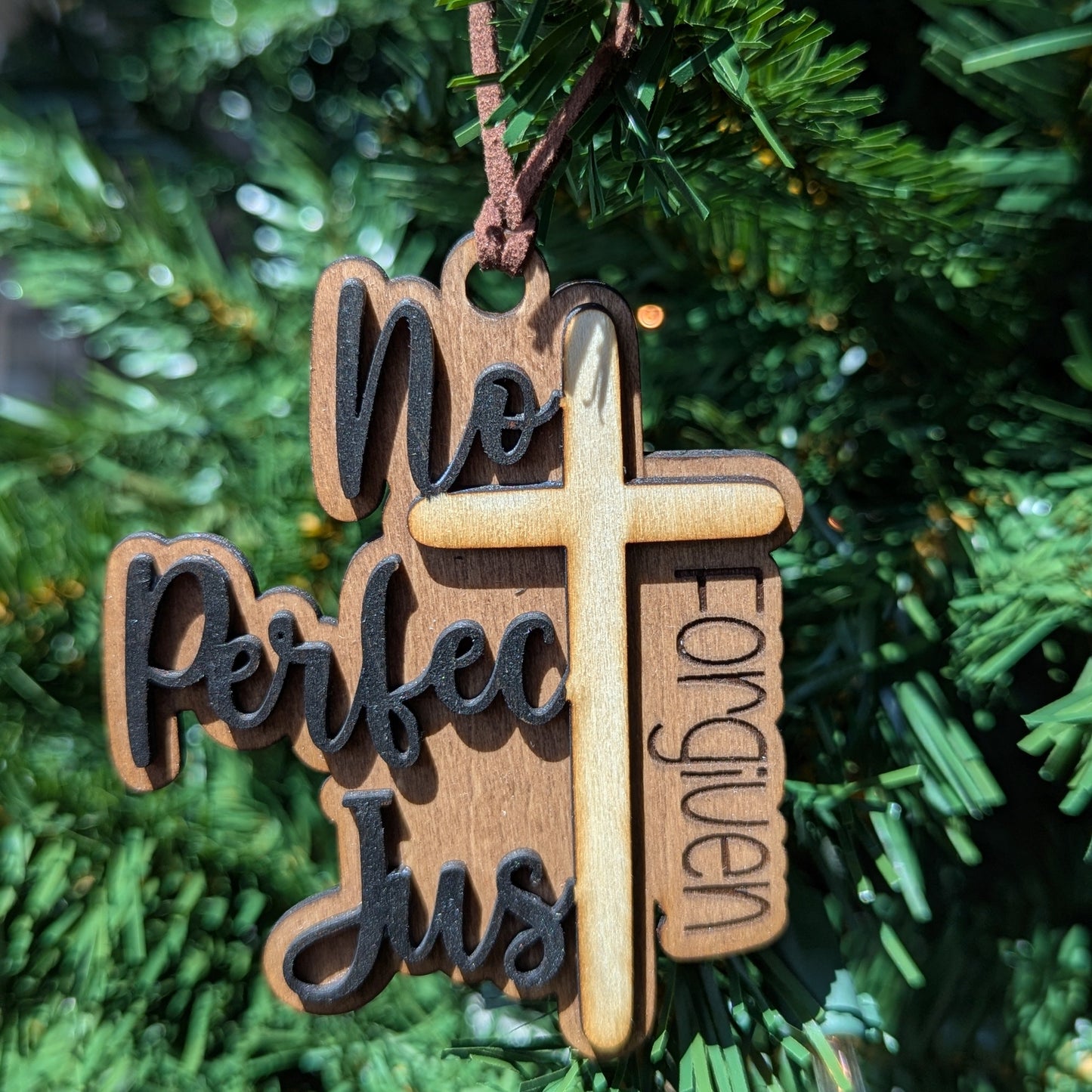 Faith Wood Ornaments