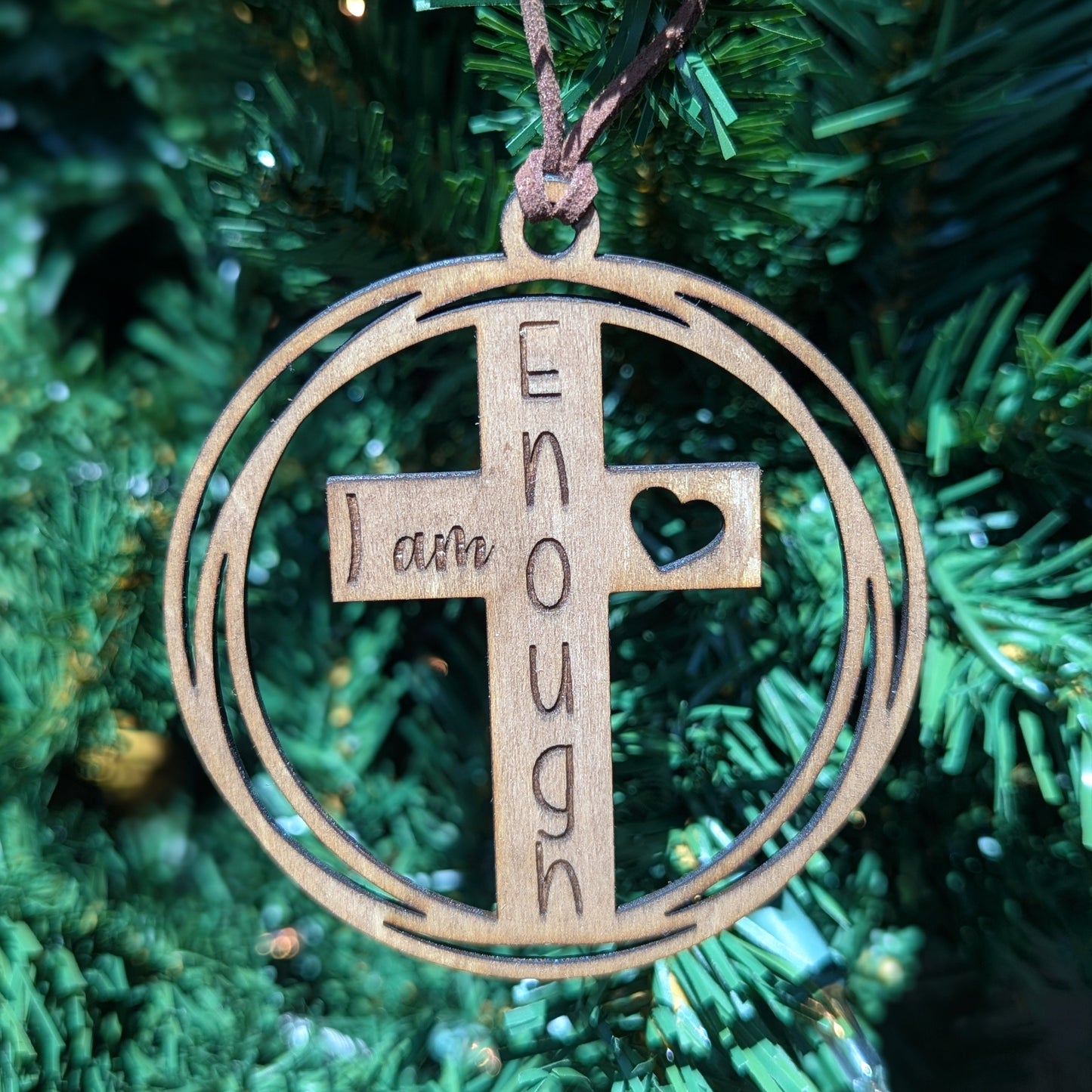 Faith Wood Ornaments