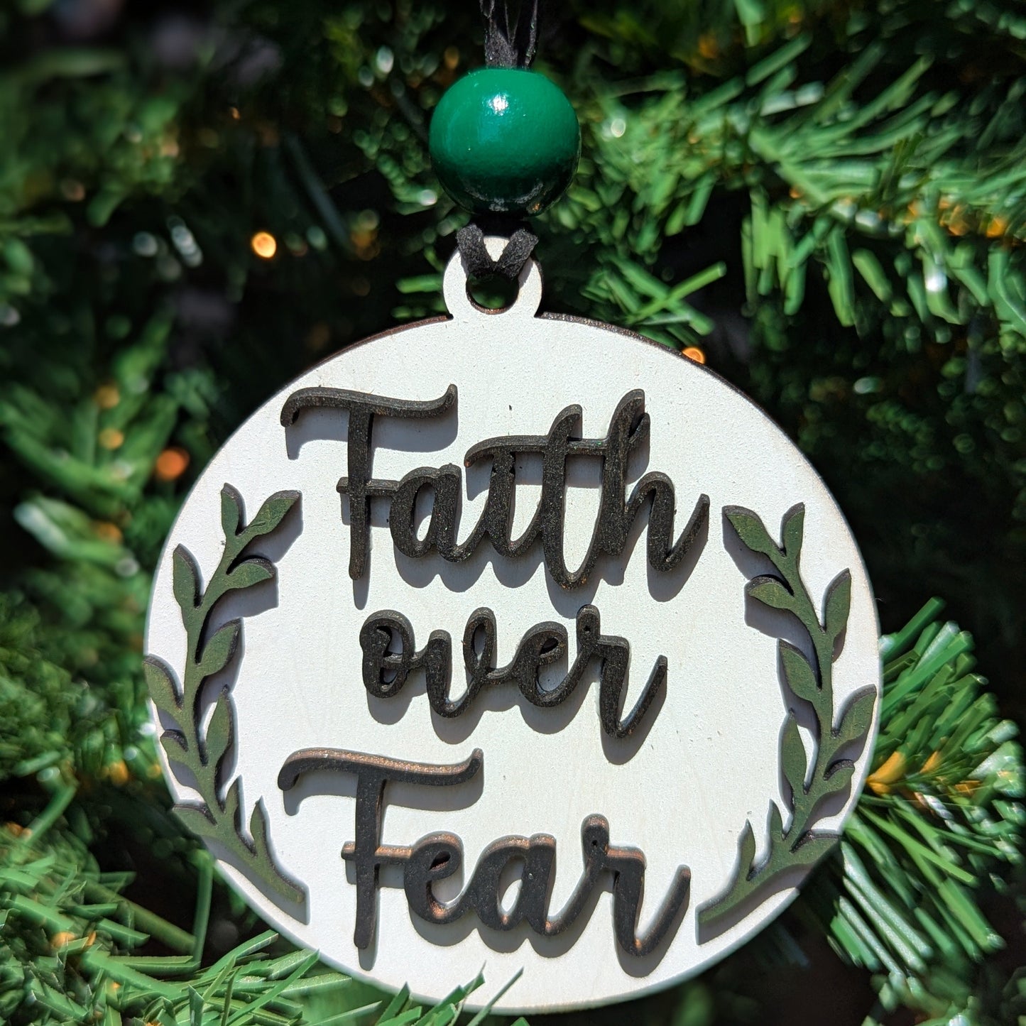 Faith Wood Ornaments