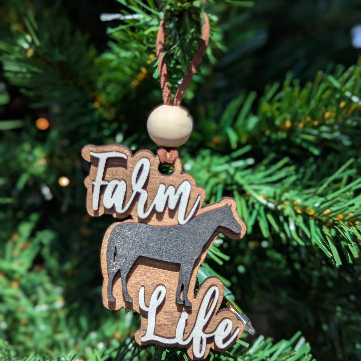 Farm Life Wood Ornaments