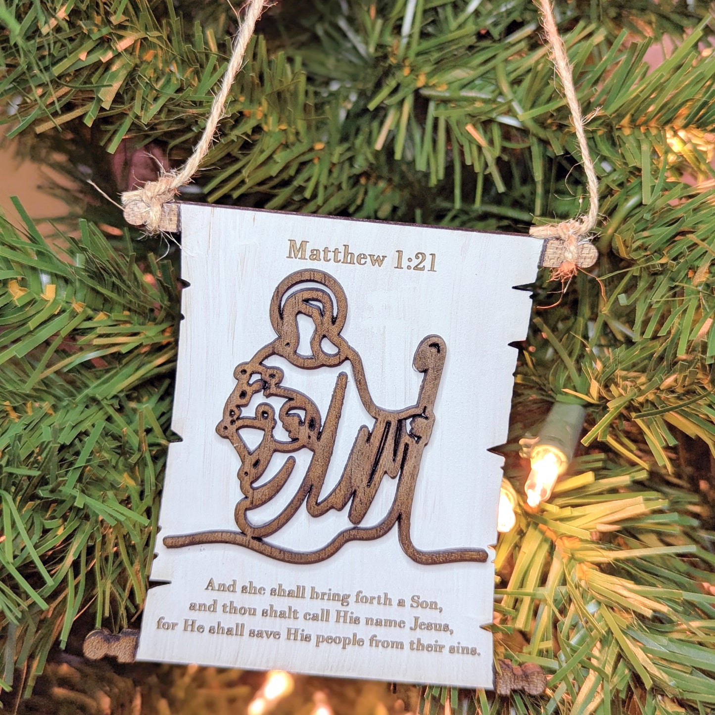 Scroll Bible Ornament