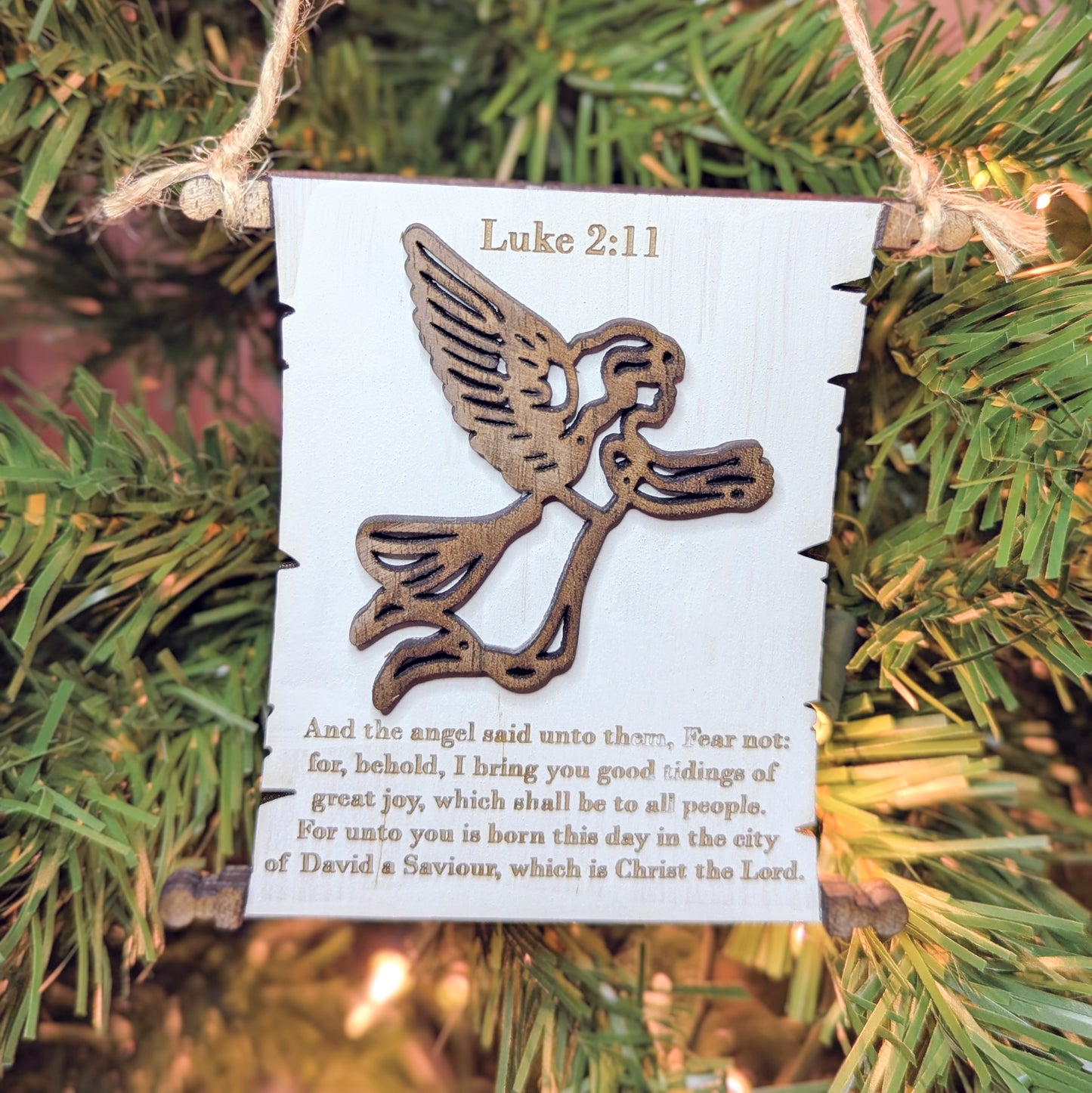 Scroll Bible Ornament