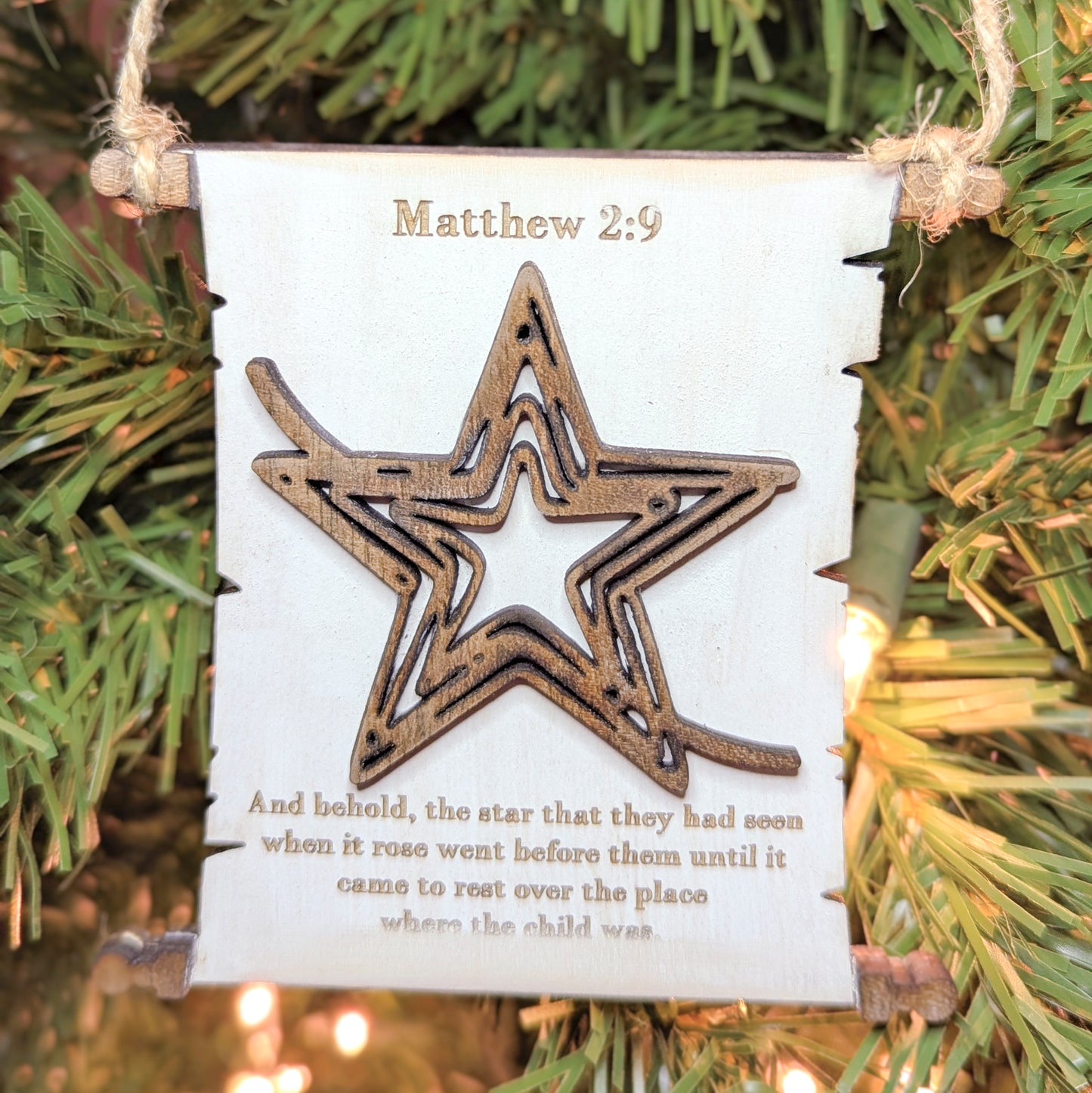 Scroll Bible Ornament