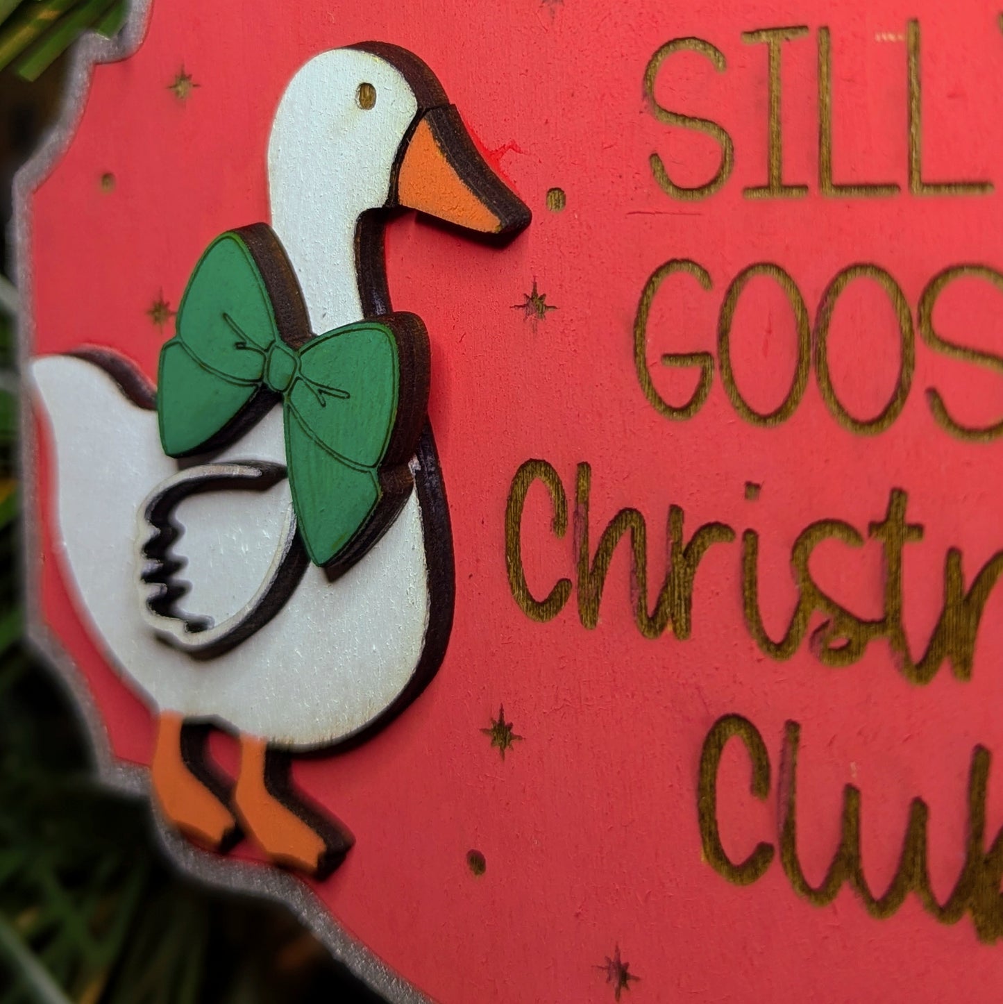 Silly Goose Christmas Club Ornament