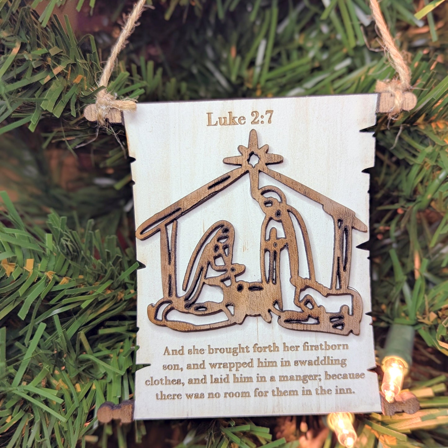 Scroll Bible Ornament