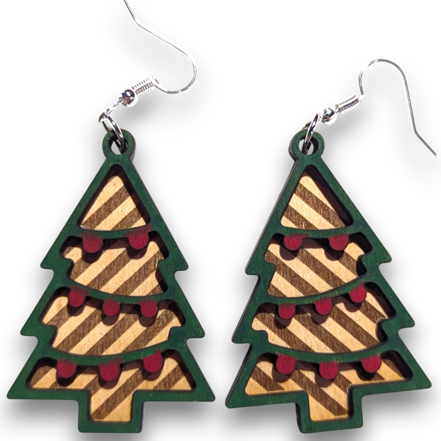 Christmas Tree w/Lights Earrings