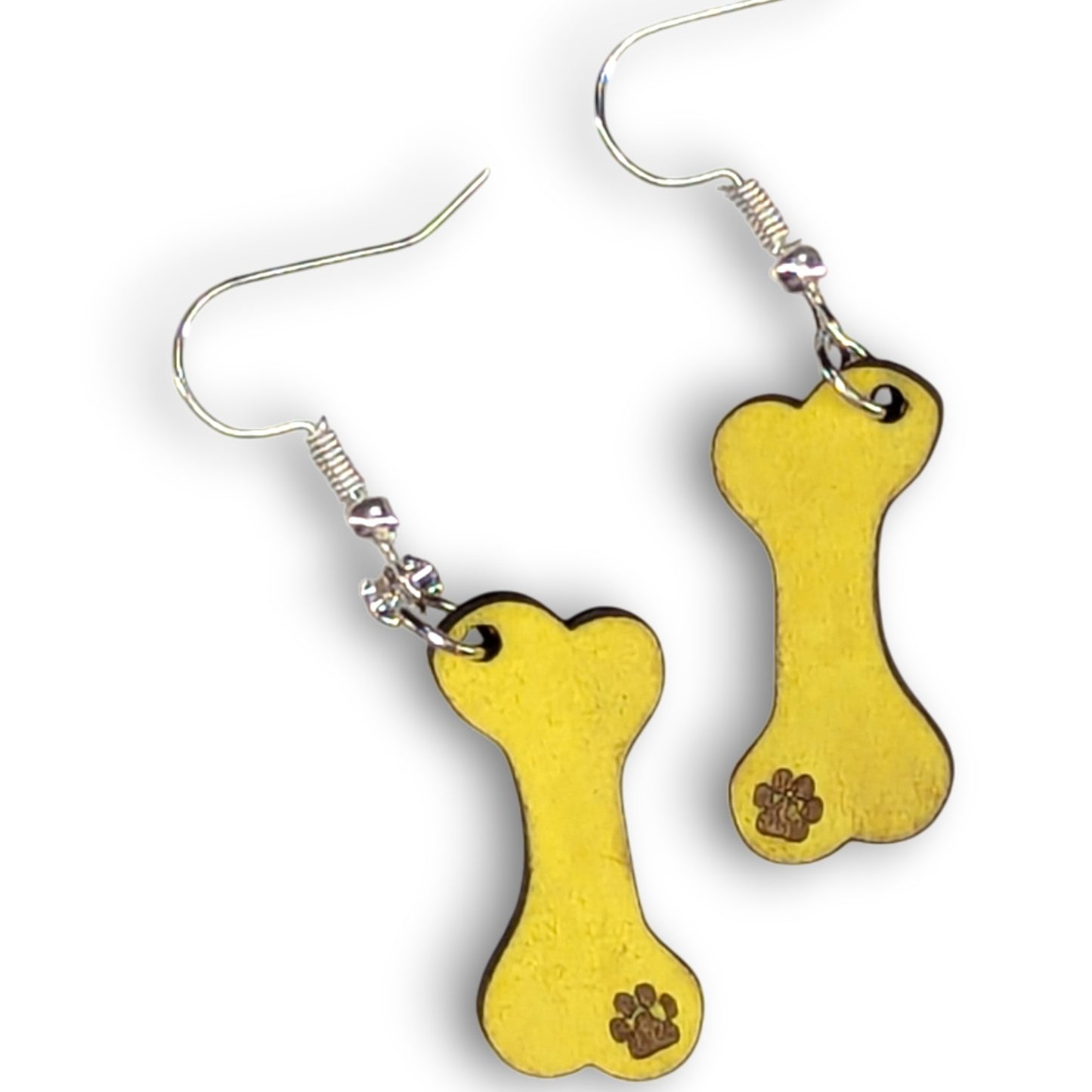 Bone Wood Earrings