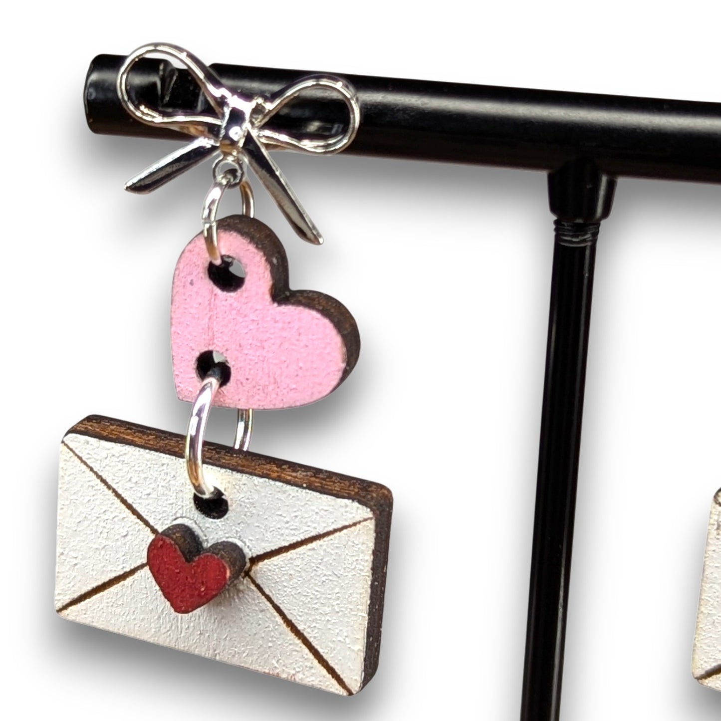 Sending Love Wood Earrings