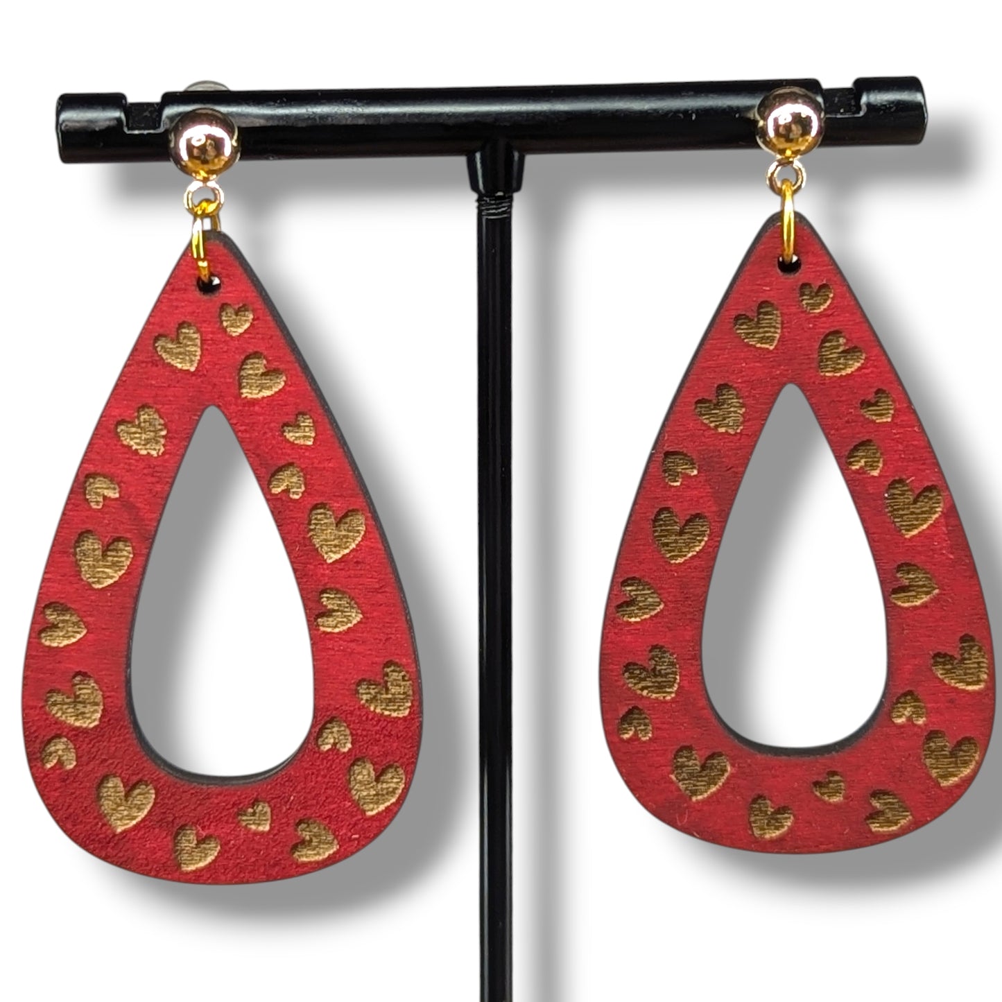 Heart Dangle Earrings