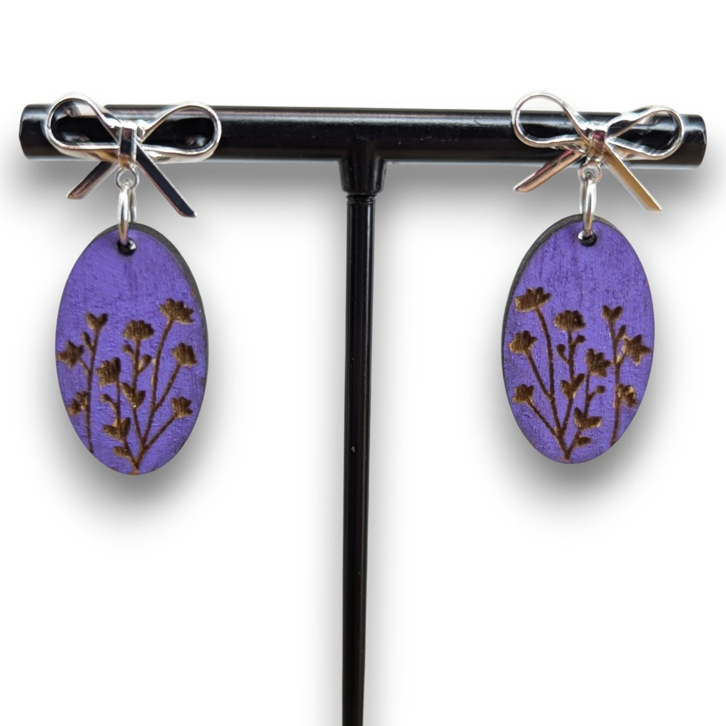 Wildflower Wood Earrings